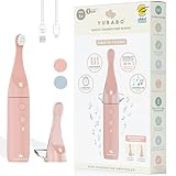 Elektrische zahnbürste kinder - kinderzahnbürste elektrisch - sonicare kids - Musikalisch - 100 Tage Autonomie - Wiederaufladbar - Von Zahnärzten empfohlen (Rosa, 1-3 Jahre)