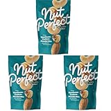 Nut Perfect | Haselnuss-Cashew-Mandel-Mix | Naturbelassene Mandeln und Cashews, geröstete Haselnüsse| Knackig, Lecker, Aromatisch | 100g (Packung mit 3)