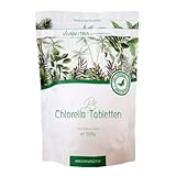 VivaNutria Bio Chlorella Presslinge 500g | aus kontrolliert biologischem Anbau I 2000 Chlorella Tabletten ohne Zusätze - rein & natürlich I schonend verarbeitet | Rohkostqualität | vegan