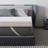 Avenco Topper 80x200cm H3/H4 aus 5 cm Höhe Kaltschaumkern,Topper mit Abnehmbarem und Waschbarem Bezug, Atmungsaktiver und Bequemer Matratzentopper für Boxspringbett und Unbequeme Betten Schlafsofa