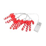 KITANDOVE Schnur Weihnachtsstangen Lichter Lichter LED Zuckerstangen Lichter Zuckerstangen Dekoration Ornament Zuckerstangen Ornamente Für Weihnachtsbaum Feiertag