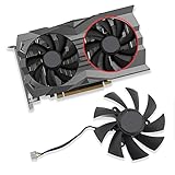 Dotodo 87 mm GA92A2H 0,35A Lüfter für Grafikkarte Kühler für Zotac GeForce GTX 1660 1660 Ti/RTX 2060 2070 SUPER Mini Lüfter Ersetzen Sie Den Kühler (Grafikkartenlüfter-B)