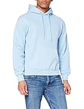 Fruit of the Loom Herren Kapuzenpullover, Blau (Sky), Large