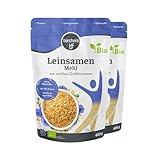 2 x borchers Bio Leinsamenmehl | Goldleinsaat | Von Natur aus Ballaststoffreich | Hoher Eiweißgehalt | Vegan | 400 g