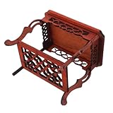 ROMISBABA Holz Pflanzenständer Miniatur Bonsai Basis Stabile Holzsäule für Zimmerpflanzen und Dekoration Büro