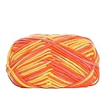Handstrickgarn, 10 * 50g Stücke Acryl Wolle zum Stricken, Acryl Wolle Zum Häkeln Häkelgarn Bunt Farbverlauf Weiches Mehrfarbiges Garn Set für Häkeln Stricken und Handwerk Häkelwolle