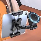 OHLPRO Tablet Halterung Auto,360° Drehung Tablethalterungen 18cm Ausziehbare Arm+ Waschbar Saugnapf, iPad Autohalterung Universal Windschutzsche & Armaturenbrett für 5-13 Zoll iPad,Sumsung, Smartphone