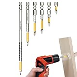 Set mit 32 magnetischen Schraubendrehern – für Elektro-Schraubendreher – ergonomische Bohrspitzen mit Anti-Rutsch-Beschichtung für Holzbearbeitung, Automobil, Heimwerken, Herstellung von