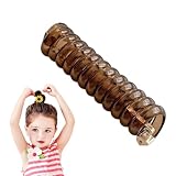Haarspiralen - Haargummis Aus Telefonkabel Elastische Haarbänder Scrunchies,Schonende Haarspiralen Ohne Haarbruch | Für Mädchen und Frauen, für Sport, Schule und den täglichen