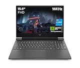 HP Victus Gaming Laptop, 15.6 Zoll FHD Display 144Hz, Intel Core i5-13420H, 16 GB DDR4 RAM, 512 SSD, NVIDIA GeForce RTX 3050 6GB VRAM, QWERTZ, Windows 11, Schwarz