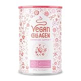 Vegan Collagen Pulver + Hyaluronsäure [400g] | Pflanzliche Alternative zu Kollagen Hydrolysat | mit 13 Aminosäuren und Vitamin C aus Camu | Geschmacksneutral | in Deutschland hergestellt | Alpha Foods