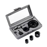 Bosch 11 tlg. Lochsägen Set (für Hart und Weichholz, furniertes Holz, Ø 22-68 mm, Zubehör Bohrmaschine)