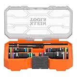 Klein Tools 654QS KNECT Vierfach-Stecknuss, 16 Größen in 4 Stecknüssen, 4-in-1 farbkodiert SAE und metrische Schlagfestigkeit, Tiefwellen-Schwerlast, 1/4- und 3/8-Zoll-Antrieb, 3-1/2- und 6-1/2