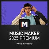 MAGIX Music Maker 2025 Premium – MUSIC MADE EASY | Audio Software | Musikprogramm | für Windows 10/11 | 1 PC-Volllizenz für 2 Geräte in praktischer Versandbox