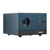 ViewSonic LX60HD Beamer Full HD 1080p mit Google TV, Mini Beamer für Heimkino, 630 ANSI Lumen, Autofokus, Keystone, 140' Bild, Dual Lautsprecher, WLAN & Bluetooth