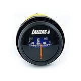 wellenshop LALIZAS Kompass Einbaukompass Bootskompass Kunststoff 10° Skalierung Beleuchtet Blau 12 V Beleuchtung Grün