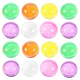 BESPORTBLE Automaten Kapseln, 50 Stück 4.5cm Kleine Plastikkugeln zum Befüllen für Befüllbare Weihnachtskugeln Kaugummiautomat Kinderparty