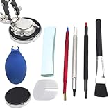 Generico Uhren-Reinigungsset – 8-teiliges Set zur Einstellung von Uhren, Reinigung und Pflege von Schmuck für Anfänger, professionelle Heimanwender, Frauen und Geschenke