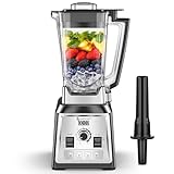 AMZCHEF Standmixer 2000 Watt | 2L Mixer Hochleistungsmixer | Blender mit 8 Einstellbaren Geschwindigkeiten und 4 Vorprogramme für Crushed Ice, Smoothie Maker, Fleisch Mixer | BPA-Freiem