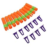 DECORNIJIA 10Stücke Buntstiftverlängerung Zeichenstiftkappen für Buntstifte und Ölpastellkreiden Praktische Halter für Zeichnen Langlebiges Mehrzweckwerkzeug