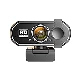 VEGOATY 1080P USB Webcam: 120° Weitwinkel Full HD Webcam mit Mikrofon für Videoanruf und Aufnahme, Web Konferenzen, Kann Sich um 360° drehen USB Kamera Kompatibel mit Windows, Mac, Linux, und Android