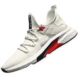 Sneaker Herren Chunky Mesh Laufschuhe Atmungsaktiv Schnürschuhe Weiche Sohle Freizeitschuhe Fashion Stoffschuhe Leichtgewichts Walkingschuhe Breite Füße Arbeitsschuhe Lässig Trekkingschuhe