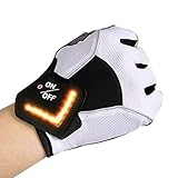 Intelligentes LED-Blinklicht, Outdoor-Reithandschuhe für Herren und Damen, Fahrrad-Outfit, taktische Handschuhe, Handschuhe für Herren