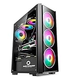 Ryzen 7 Desktop-PC, 32 GB RAM, 1 TB SSD, RTX 4060 8 GB GDDR6, Windows 11 Pro, WiFi USB, HDMI und VGA, Wireless, für Büro, Internet, Schule