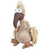 TRIXIE Geier Plüschtier Gustav - Hundespielzeug aus weichem Stoff - Plüschvogel für große & kleine Hunde - 28 cm groß - 35912