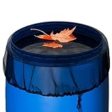 Gaimety Netz für Regentonne – Eimer mit Kordelzug | Filterabdeckung für Blätter, Regeneimer, Bildschirm, Herstellung von Fässern