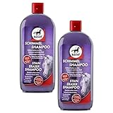 RL24 leovet - Schimmel Shampoo | Pferdeshampoo f. EIN gesundes Haarkleid | Shampoo für Pferde | sanfte Reinigung lässt gelbe Verfärbungen Verschwinden | Pferdepflege | 2 x 500 ml Flasche (2er Set)