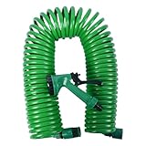 Spiralwässerungsschlauch - Erweiterbarer Außenwässerungsschlauch, flexible Wasserpfeife für Rasen | Anti-Knoten-Spiralschlauch, leichter Wasserleitungsrohr, haltbares Bewässerungszubehör, Rohr