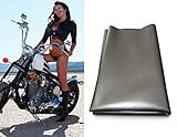 AB3-00653 LUX Schwarz Sitzbankbezug Motorrad universal für Bikes Sitzbezug Sitzbank 100 x 70 cm mit Montageanleitung