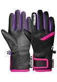 Reusch Dan R-TEX® XT Junior Kinder Skihandschuhe – Wasserdicht & Winddicht mit Touchscreen-Funktion – Warm, atmungsaktiv, mit Isolation & Schneeschutz – Perfekter Sitz Dank Klettverschluss