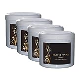 Beauty Sugar strong Sugaring Paste im Vorteilpack - 4 XXL Dosen 600g zum Vorteilspreis - TESTSIEGER - Zuckerpaste zur Haarentfernung