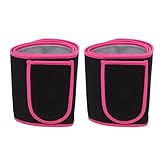 Alipis Sauna Oberschenkelmanschetten 1 Paar Verstellbare Rutschfeste Nylon Schweißbänder zur Figurformung für Damen Herren Wärmeerzeugende Beinbandagen fürs Training