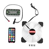 HEMOTON 3St Outdoor-Tablett RGB-Kühler-Lüfter kleiner Kühler Kühlerlüfter Profi lüfter für heizkörper radiator ventilator heizstrahler RGB-Fans Lüfter für Computergehäuse Stumm RGB-Chassis