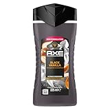 Axe Fine Fragrance Collection DUSCHGEL/FLUESSIGSEIFE Black Vanilla Premium Body Wash für 12 Stunden langanhaltende Frische verleiht einen spektakulären Duft unter der Dusche 225 ml
