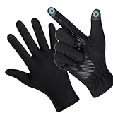 Handschuhe mit Touchscreen-Fingern, rutschfest, warm, Touchscreen-Handschuhe, isoliert, leicht, Laufhandschuhe für Damen und Herren, Outdoor, Radfahren, Sport, Fahren