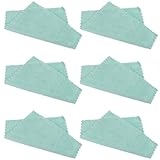 ibasenice 6 Stück Teiliges Fleece Gesichtstücher Weiche Saugfähige Waschlappen für Make up entfernung und Gesichtsreinigung Hautfreundlich Strapazierfähig Pflegeleicht für Empfindliche Haut