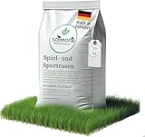 samore 5 kg Rasensamen Sport und Spiel | schnellkeimend |reicht für 200m² Rasen | robust|tiefgrün Neuansaat, Nachsaat, Rasensaat Grassamen | trockenresistent | dürreresistent - Made in Germany
