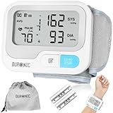 Duronic BPM65 Blutdruckmessgerät, Blutdruck messen für Bluthochdruck, Messgerät mit großem Display, Oberarm Blutdruckmessgerät mit Manschette