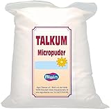 Talkumpulver 1 kg Clip Beutel schneeweiß Pharmaqualität