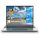 ALLDOCUBE GT BOOK 13 PLUS Laptop, Laptop Gaming 13.5 inch FHD 3000*2000 IPS Display, Notebook 16GB RAM 512GB SSD, Chromebook Intel N95 (bis zu 3.4 GHz), Windows 11, Mini HDMI, WiFi 2.4G/5GHz, Qwerty