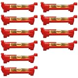 Bangbobi 8 Stück Schnurwasserwaage, Schnureisen Libelle Schlauchwaage Richtschnur Wohnwagen Waage Drachenschnur Deichselwaage Wasserwaage