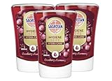 Sagrotan No-Touch Nachfüller Cranberry Edition – Für den automatischen Seifenspender – 3 x 250 Milliliter Handseife im praktischen Vorteilspack