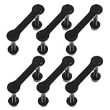 Toddmomy 6 Stück Teiliges Skateboard Hardware Schwarz Integrierte Brückenschrauben aus Carbonstahl für Longboard und Skateboard Vibrationsarm Hohe Stabilität Stilvolle Montage Schrauben und