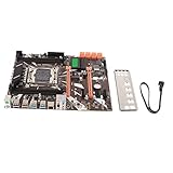 DDR4 Motherboard, Desktop Computer Mainboard, Dual Channel DDR4, 5 PCIe Slots 8 SATA3.0 High Speed E5CPU Motherboard for Computer PC Replacement