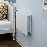 Klapptisch für Küche, Esszimmer und Ecktisch, Wandmontage, platzsparend, für kleine Räume, Laptop und Gaming-Arbeitsplatz, Größen 60–120 cm, Weiß