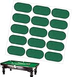 Reparaturaufkleber aus Billardstoff | Werkzeug aus Filz für den Tisch | Reparaturset für Billardtische selbstklebend | Sportmarker für die Restaurierung von Stoff DIY